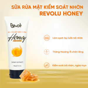 Sua rua mat kiem soat nhon Revolu Honey chiet xuat tu mat mong va re cay nguu bang 100g 2