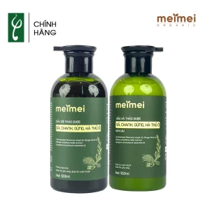 COMBO GỘI XẢ THẢO DƯỢC MEIMEI KIỀM DẦU