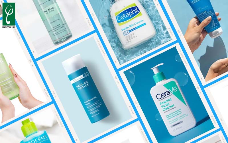 Một số sản phẩm sữa rửa mặt da hỗn hợp phổ biến
