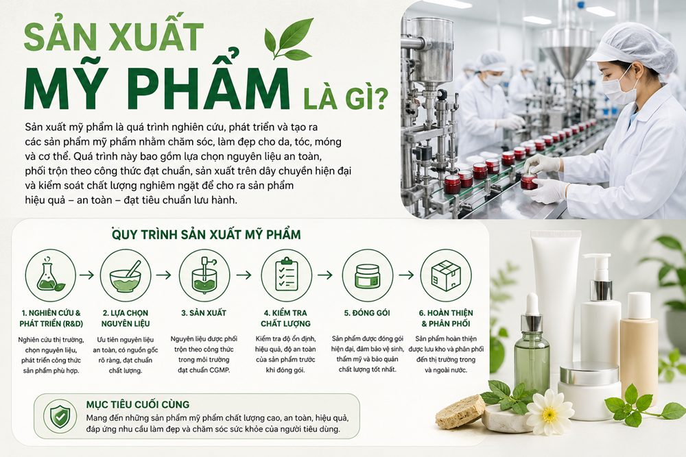 Sản Xuất Mỹ Phẩm Là Gì