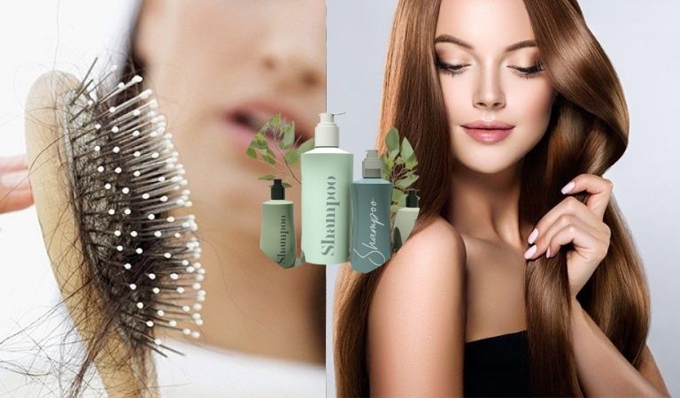 Gia công dầu gội đầu tóc gãy rụng