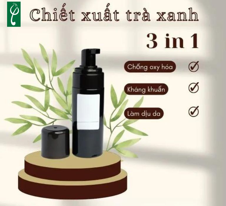 Gia công mỹ phẩm chiết xuất trà xanh