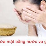 Cách rửa mặt bằng nước vo gạo