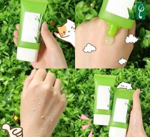 Gia công gel tẩy tế bào chết trà xanh