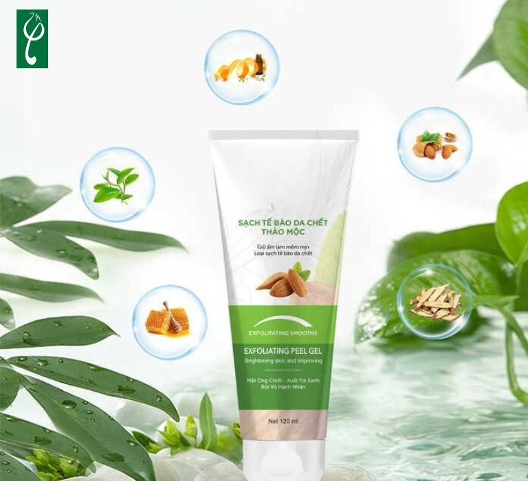 Gia công gel tẩy tế bào chết thảo dược