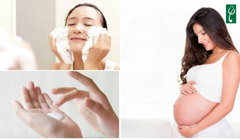 Bầu có được dùng sữa rửa mặt không
