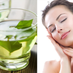 Rửa mặt bằng nước trà xanh làm mềm da