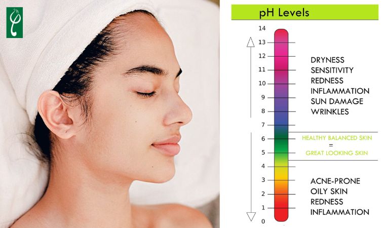 Độ pH phù hợp cho da mặt