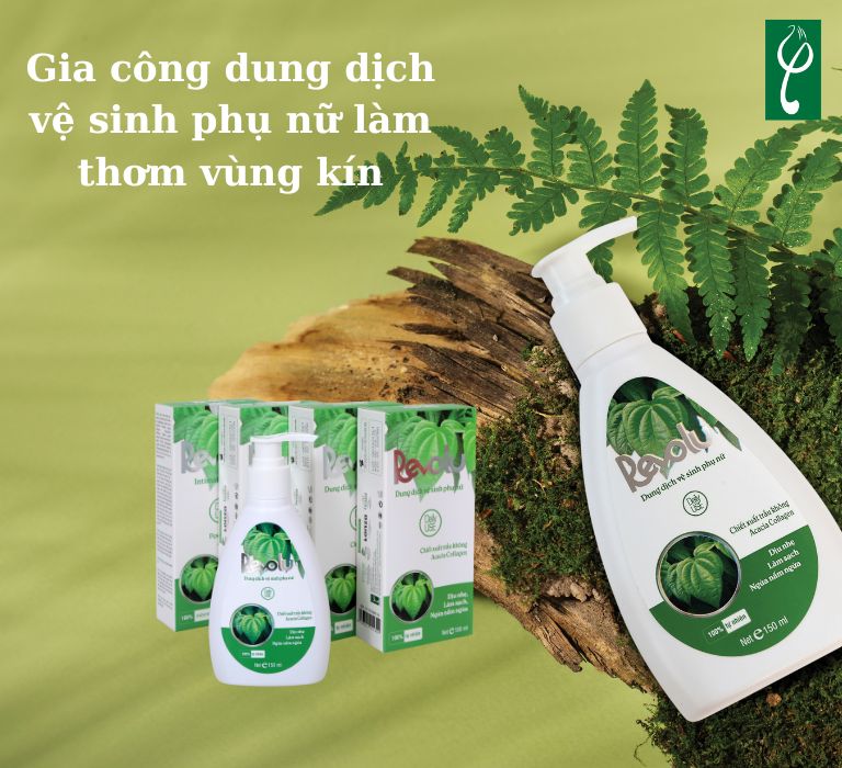 Gia công dung dịch vệ sinh phụ nữ làm thơm vùng kín