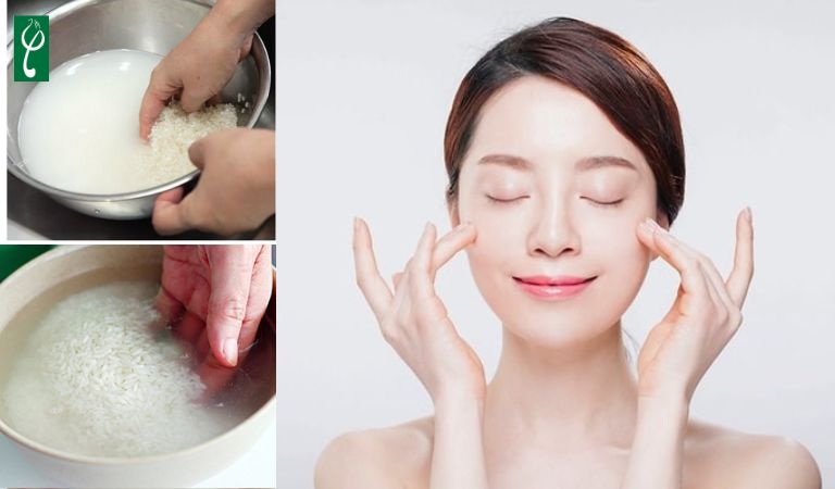 rửa mặt bằng nước vo gạo để qua đêm