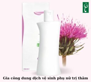Gia công dung dịch vệ sinh phụ nữ trị thâm