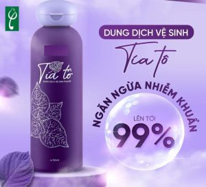 Gia công dung dịch vệ sinh phụ nữ lá tía tô