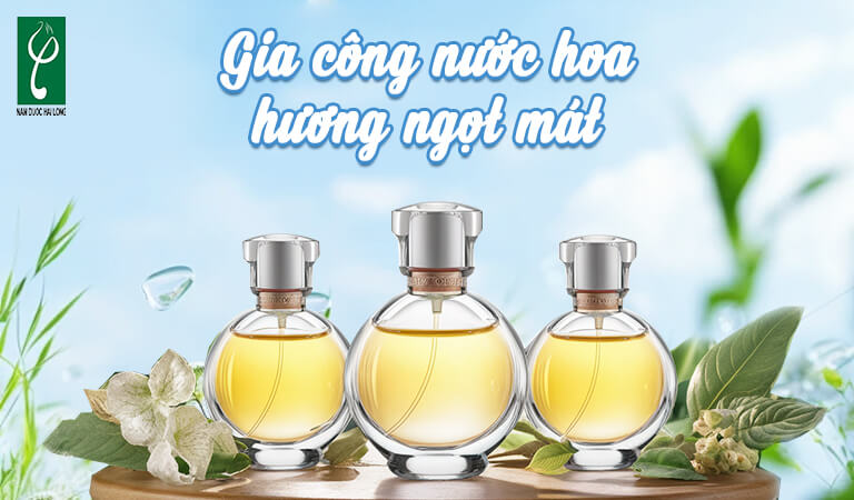 Gia công nước hoa hương ngọt mát