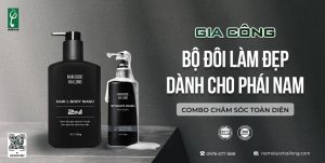 Gia công dầu gội xả cho nam