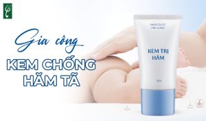 Gia công kem chống hăm tã
