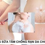 Gia công sữa tắm chống rạn da cho bà bầu