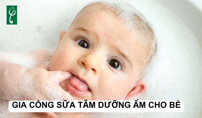 gia công sữa tắm dưỡng ẩm cho bé