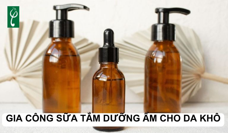 Gia công sữa tắm dưỡng ẩm cho da khô