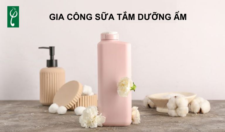 gia công sữa tắm dưỡng ẩm