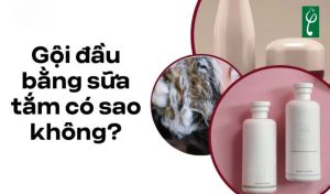 Gội đầu bằng sữa tắm có sao không