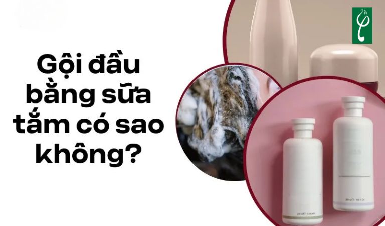 Gội đầu bằng sữa tắm có sao không