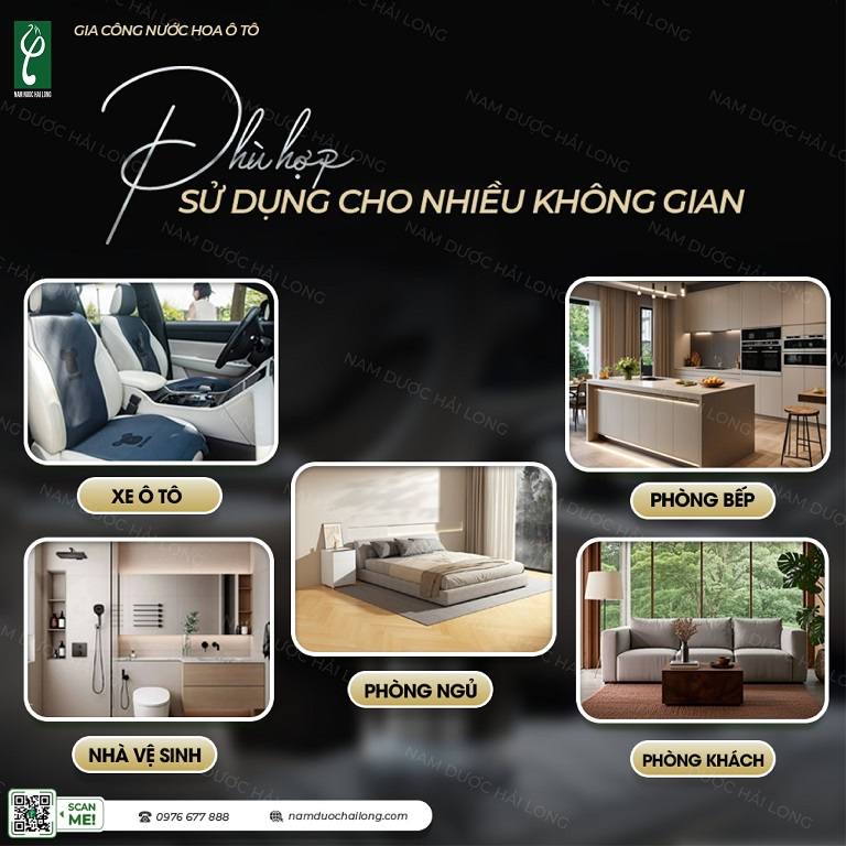 Gia công nước hoa xe hơi cần đảm bảo an toàn, ổn định hương, bao bì thẩm mỹ và đủ pháp lý