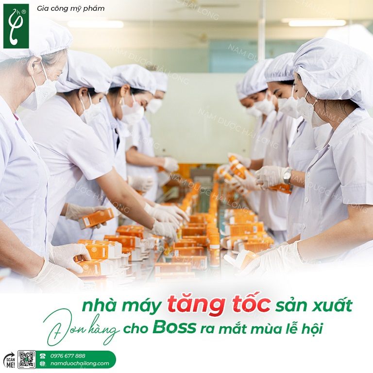 Nam Dược Hải Long - Nhà máy gia công mỹ phẩm chăm sóc da hiện đại, chuẩn CGMP