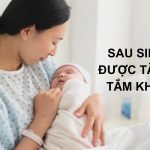 sau sinh có được tắm sữa tắm không
