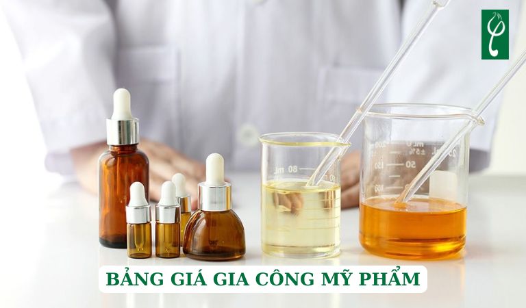 Bảng giá gia công mỹ phẩm