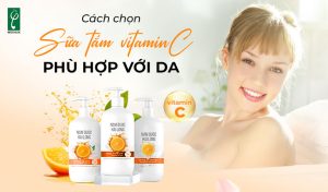sữa tắm có vitamin C