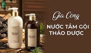 gia công nước tắm gội thảo dược
