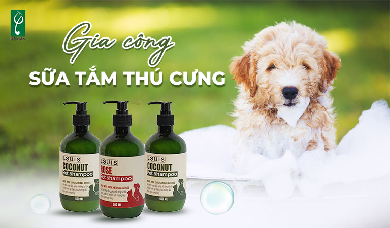 gia công sữa tắm thú cưng