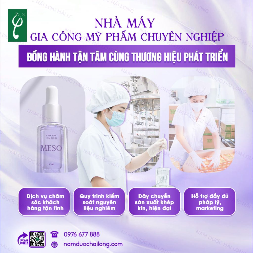 Nhà máy gia công mỹ phẩm sạch uy tín, chất lượng quốc tế Nhà máy gia công mỹ phẩm sạch