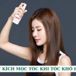 Nên xịt kích mọc tóc khi tóc khô hay ướt