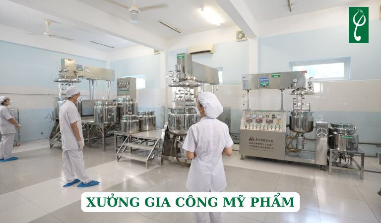 Xưởng gia công mỹ phẩm