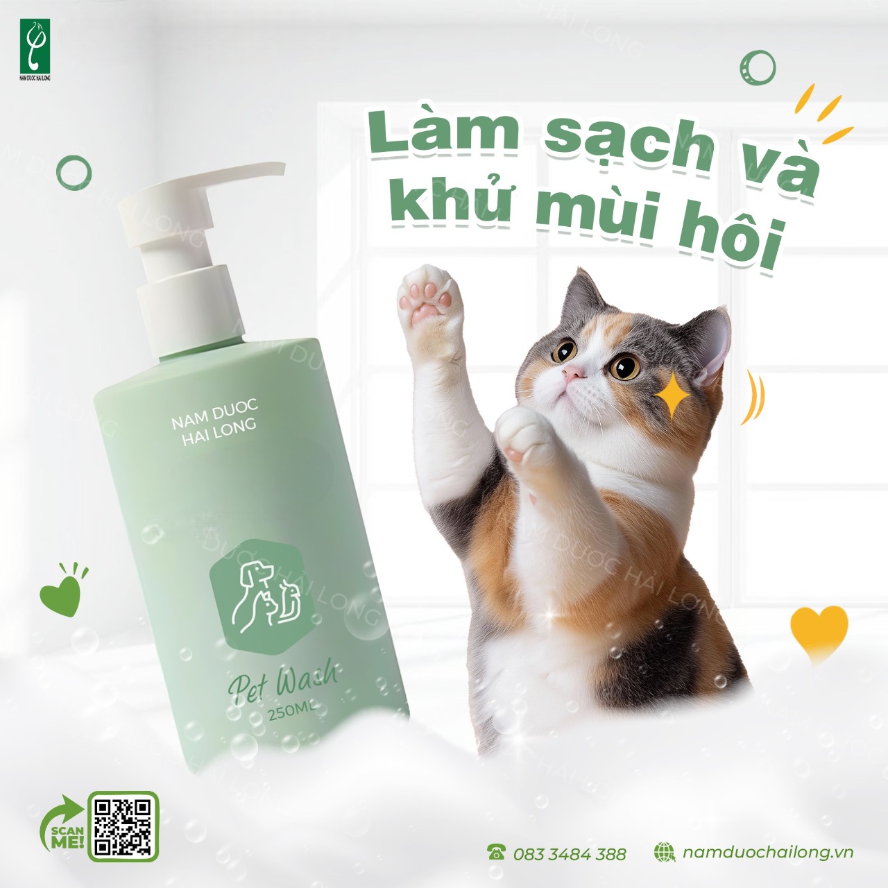 Nam dược Hải Long cung cấp giải pháp sản xuất dung dịch vệ sinh tai chó mèo trọn gói, đạt chuẩn CGMP