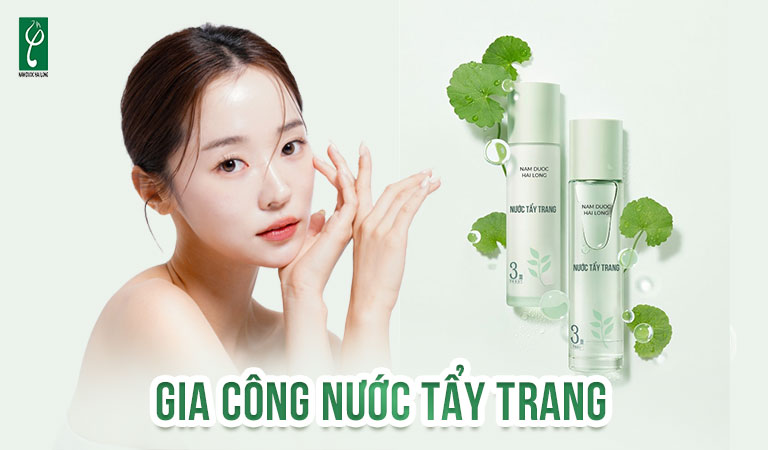 Gia công nước tẩy trang mang đến lợi ích vượt trội cho các thương hiệu mỹ phẩm gia công nước tẩy trang