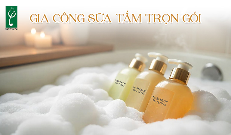 gia công sữa tắm trọn gói