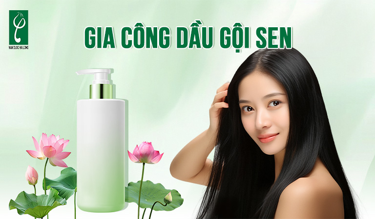gia công dầu gội sen