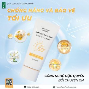 Gia công kem chống nắng toàn thân