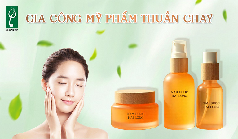 gia công mỹ phẩm thuần chay