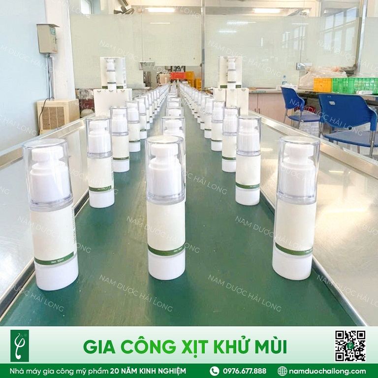 Gia công xịt khử mùi trọn gói