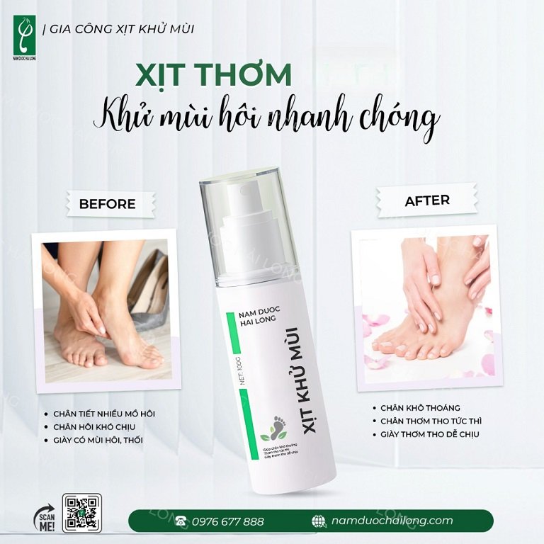 Gia công xịt khử mùi uy tín