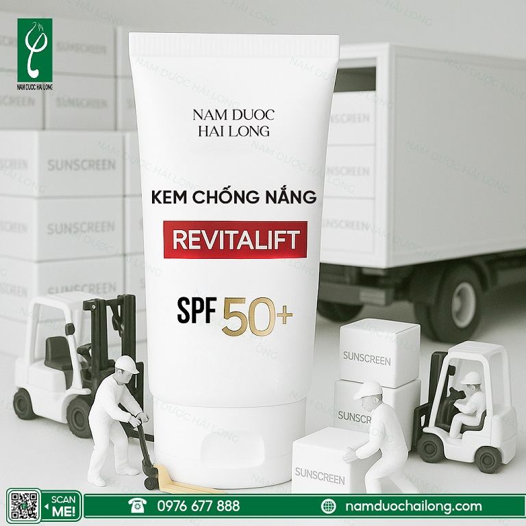 Nam Dược Hải Long gia công kem chống nắng tự nhiên chất lượng, chuẩn CGMP, sạch và an toàn.