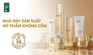 nhà máy sản xuất mỹ phẩm không cồn
