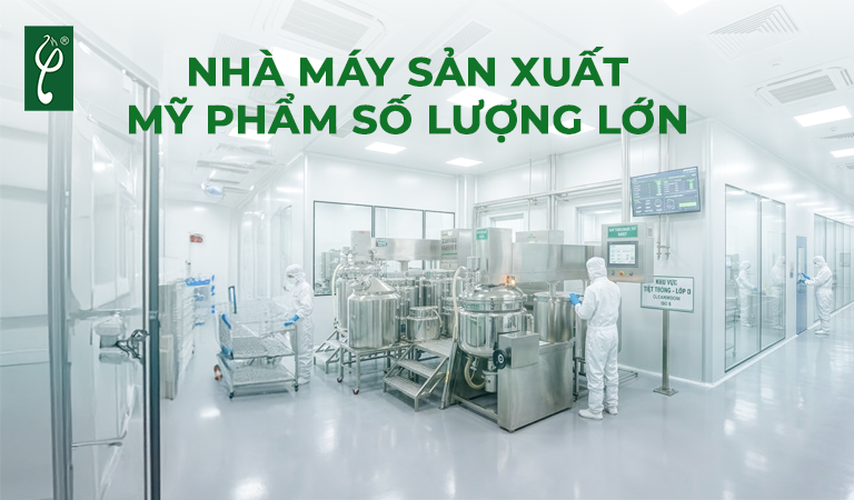 nhà máy sản xuất mỹ phẩm số lượng lớn
