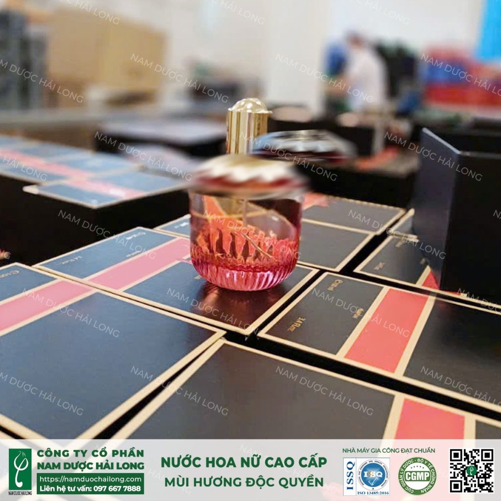 Nam Dược Hải Long sản xuất nước hoa nữ mùi độc quyền gia công nước hoa uy tín