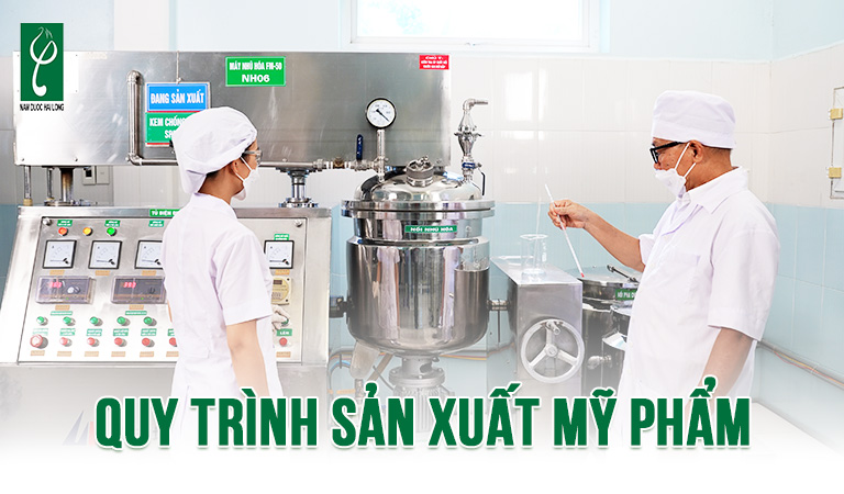quy trình sản xuất mỹ phẩm