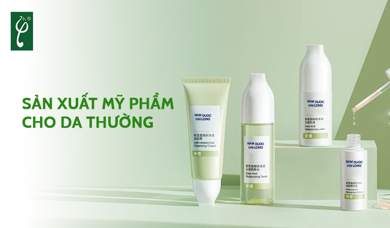sản xuất mỹ phẩm cho da thường