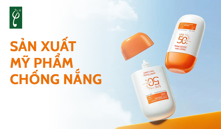 sản xuất mỹ phẩm chống nắng